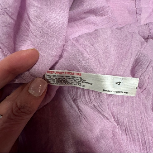 NWT Free People C’est Bon Lilac Midi Dress xs - Picture 10 of 10